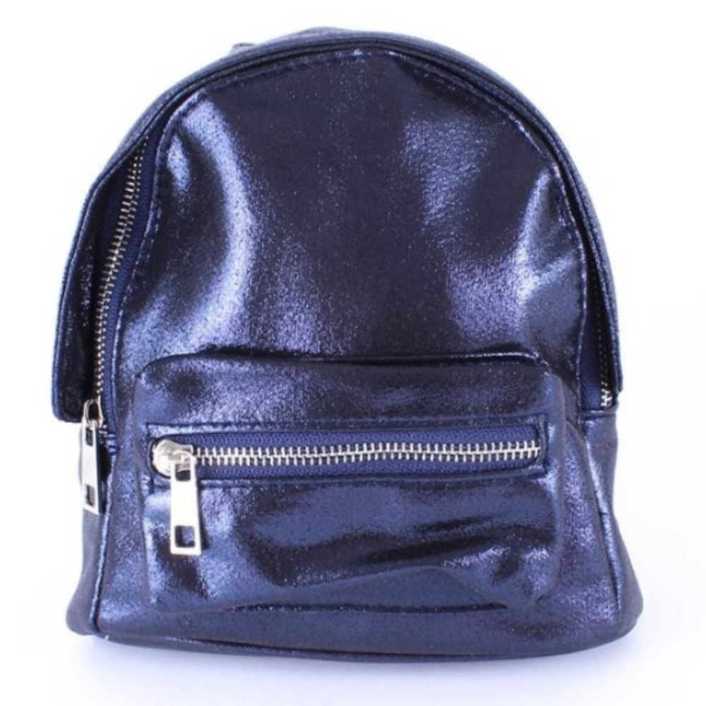 NEW dark blue mini backpack bag